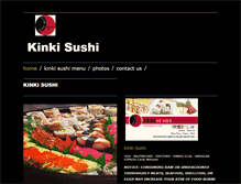 Tablet Screenshot of kinkisushi.com